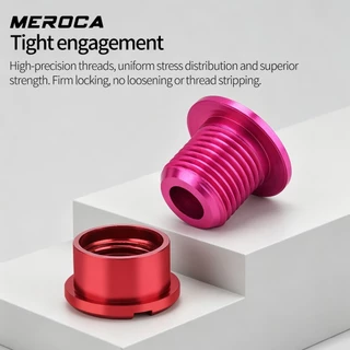 MEROCA SCN01 อลูมิเนียมที่มีสีสัน Chainring Bolts แหวนเดี่ยว Fasteners การปรับเปลี่ยนฮาร์ดแวร์สําหรับแผนที่และจักรยานพับ