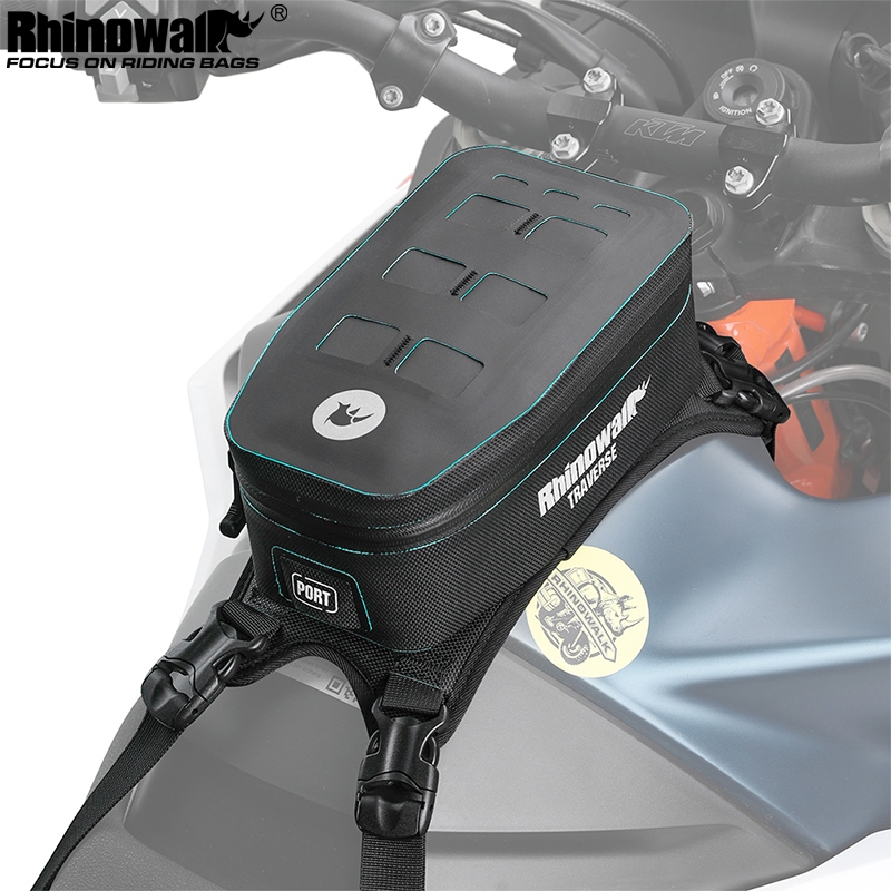 Rhinowalk Traverse Series-กระเป๋าถังกันน้ําสําหรับรถจักรยานยนต์มัลติฟังก์ชั่น (2L)