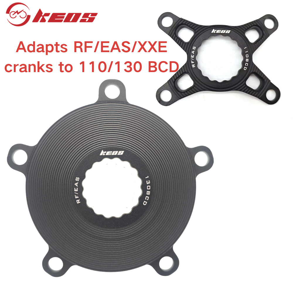 KES จักรยานเสือภูเขา EASTON ถึง 110BCD อลูมิเนียมอัลลอยด์ดิสก์ Claw 4 รู 5 รูการแปลงดิสก์ Claw 130BC