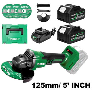 RYOKU เครื่องเจียระไนไร้สาย 20V อเนกประสงค์ พร้อมแบตเตอรี่ 2 ก้อน