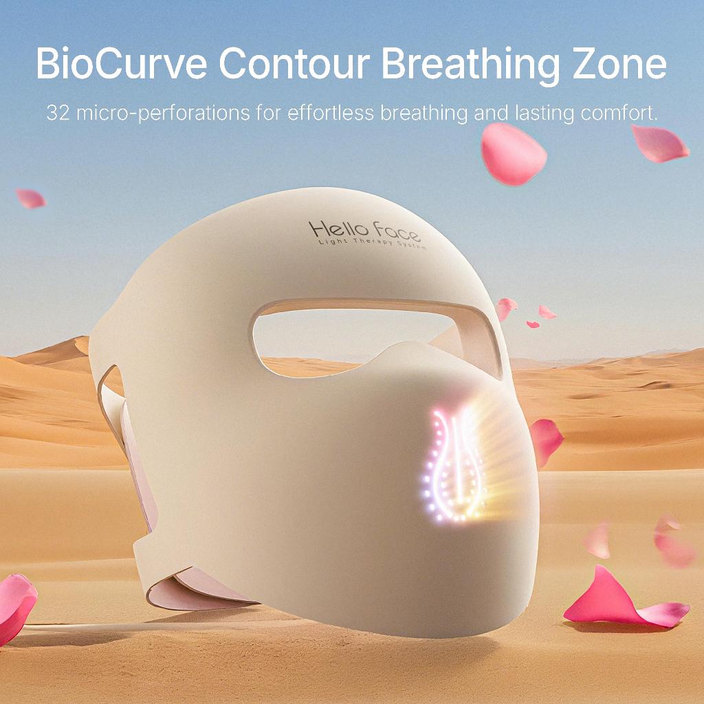 Hello Face face mask M300 4D LED Light Therapy Mask 311 LEDs 4 โหมด, Anti-Aging & Acne Care Ergonomi