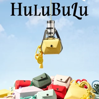 HuluBulu 🎧 ใหม่ กระเป๋าใส่หูฟังไร้สาย Apple Airpods Pro 1 2 3 Air หูฟังบลูทูธซัมซุง หูฟังบลูทูธXiaomi กระเป๋าพกพา อุปกรณ์เสริมกระเป๋า สายสะพายถอดได้ วัสดุEVAรักษ์โลก กันกระแทก กันน้ำ กันแรงกด สไตล์เรขาคณิต สีสันสดใส ตัวตุ้มน่ารัก เบา26กรัม ติดเข็มขัด