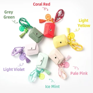 HuluBulu 🎧 ใหม่ กระเป๋าใส่หูฟังไร้สาย Apple Airpods Pro 1 2 3 Air หูฟังบลูทูธซัมซุง หูฟังบลูทูธXiaomi กระเป๋าพกพา อุปกรณ์เสริมกระเป๋า สายสะพายถอดได้ วัสดุEVAรักษ์โลก กันกระแทก กันน้ำ กันแรงกด สไตล์เรขาคณิต สีสันสดใส ตัวตุ้มน่ารัก เบา26กรัม ติดเข็มขัด