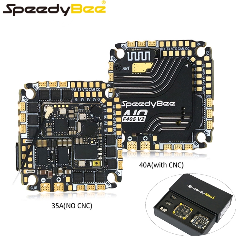 Speedybee F405 AIO V2 35A/40A 3-6S Flight Controller Stack 5V/9V 1.5A BEC Betaflight FPV Drone RC เค
