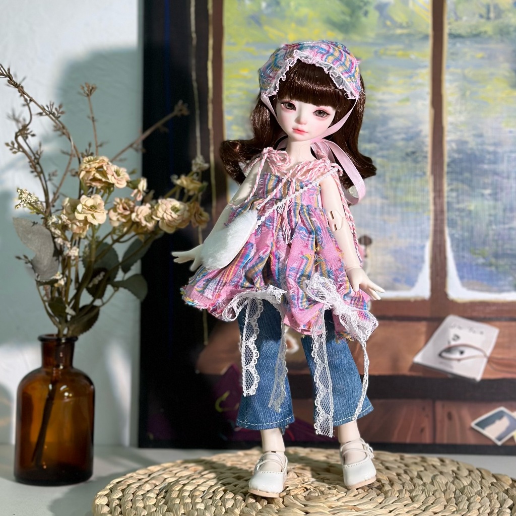 Bjd Doll  1/6 Girls Dress 30ซม. Bjd ชุดตุ๊กตา