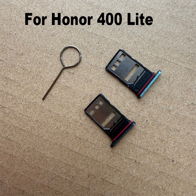 สําหรับ Huawei Honor 400 Lite 5G ซิมการ์ดถาดผู้ถือสล็อต Micro SD อะแดปเตอร์อะไหล่ซ่อมเปลี่ยน