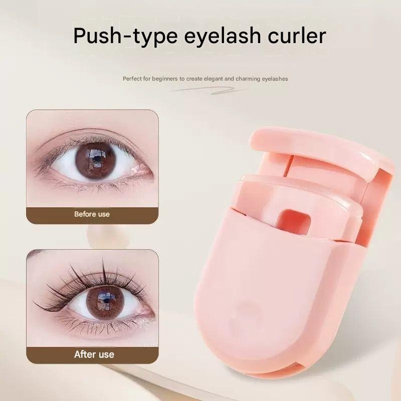 Mini Eyelash Curler น่ารักมุมกว้าง Lashes Curler กระเป๋าแบบพกพาพลาสติก Eyelashes Curlers Eye Lashes Curling คลิปเครื่องสําอางแต่งหน้าเครื่องมืออุปกรณ์เสริมขนตาเครื่องมือ