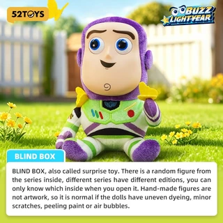 【Toy Story Movie Collectibles】52TOYS Disney Pixar Toy Story 5 Buzz Lightyear Series Plush Charm Blind Box (Whole Set)