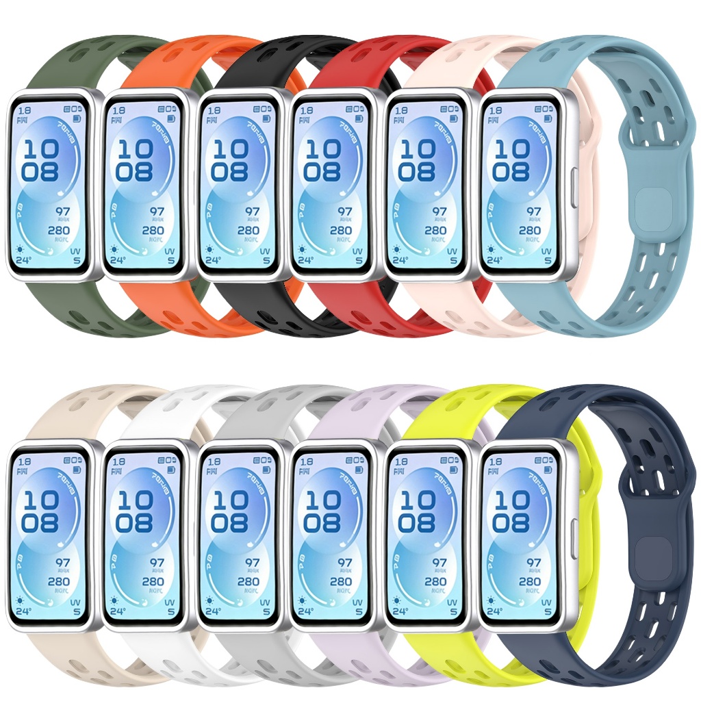 สายซิลิโคนสําหรับ Huawei Band 11/11 Pro, Breathable Sport Band, สายรัดข้อมือสํารองแบบนุ่มสําหรับ Huawei Band 11/11 Pro อุปกรณ์เสริมนาฬิกาอัจฉริยะ