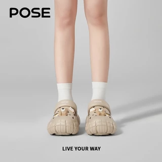 【Promotional items】POSE Clogs Pioneer EVA Couple พื้นรองเท้าดีไซน์แบบกําหนดเอง กันลื่น อุดตันก้อน ระบายอากาศได้ดี P2244628