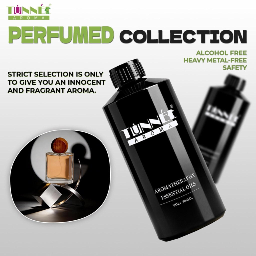 AROMA TUNNEL Perfume Series น้ํามันหอมระเหยบริสุทธิ์ เครื่องอโรมาเธอราพี น้ําหอมความชื้น (100ml/500ml)