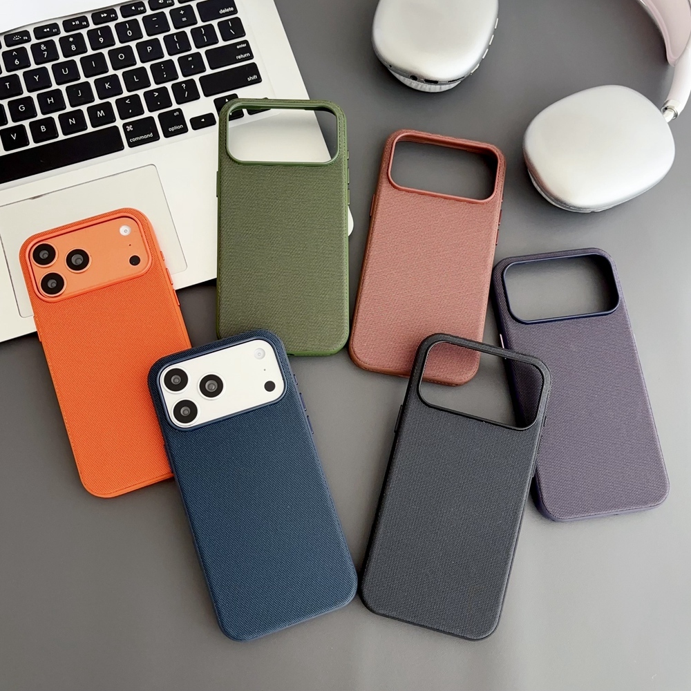 อย่างเป็นทางการ TechWoven ผิวเคสโทรศัพท์สําหรับ iPhone 17 16 15 14 13 18 Pro Max Air ปุ่มโลหะซิลิโคนกรอบชาร์จแม่เหล็กฝาครอบ
