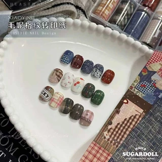 พร้อมส่งในBangkok อุปกรณ์ทําเล็บ 10 ม้วนฟอยล์โอนเล็บ ลายการ์ตูนน่ารัก หรูหรา DIY สติ๊กเกอร์ติดเล็บ สําหรับเจลและยาทา ฟอยล์ลอกลาย ลอกง่าย ใช้คู่กับกาวลอกฟอยล์น้า