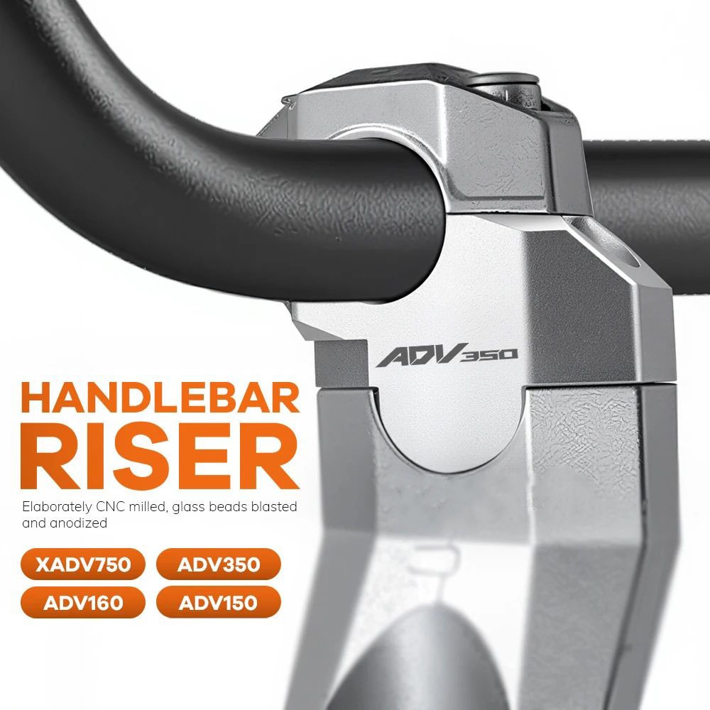 รถจักรยานยนต์Handlebar Riserลากจับบาร์ClampขยายสําหรับHonda X-ADV XADV 750 ADV150 ADV160 ADV350 ADV 
