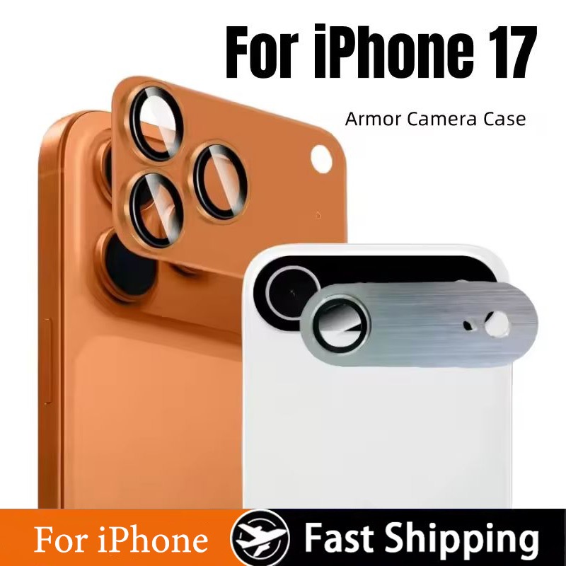 ฟิล์มกันรอยครอบเลนส์กล้อง กระจกเทมเปอร์และโลหะผสม iPhone 17 Pro Max iP17 Air iP17Pro iP17ProMax iPAir iP17Air 4G 5G 2026