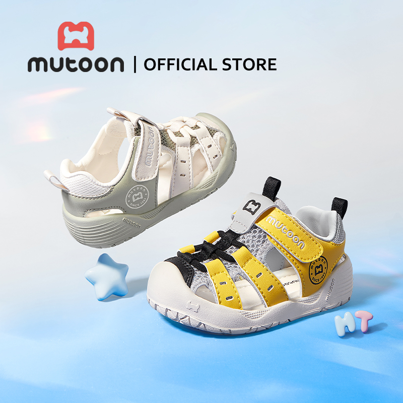 【Mutoon】รองเท้าแตะเด็กฤดูร้อน พื้นนุ่ม กันลื่น ระบายอากาศ เด็กชายหญิง