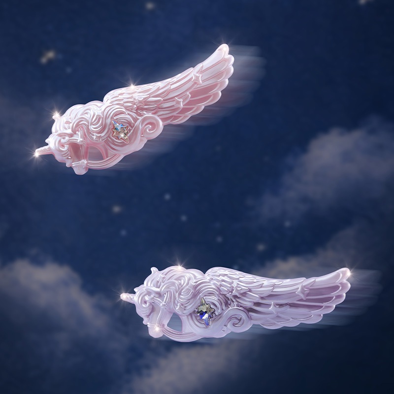 Flower Knows مشبك شعر (Knight Unicorn / Bunny Garden / Sweetie Bear) — صورة 2