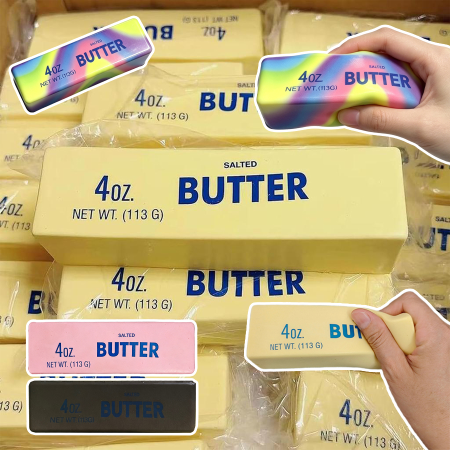 Butter Stick ช้า Rising Squishy ของเล่น Butter Bar อิฐ Squishy Fidget ของเล่น Anti Stress Release Hand Relax ของขวัญของเล่น tayenith