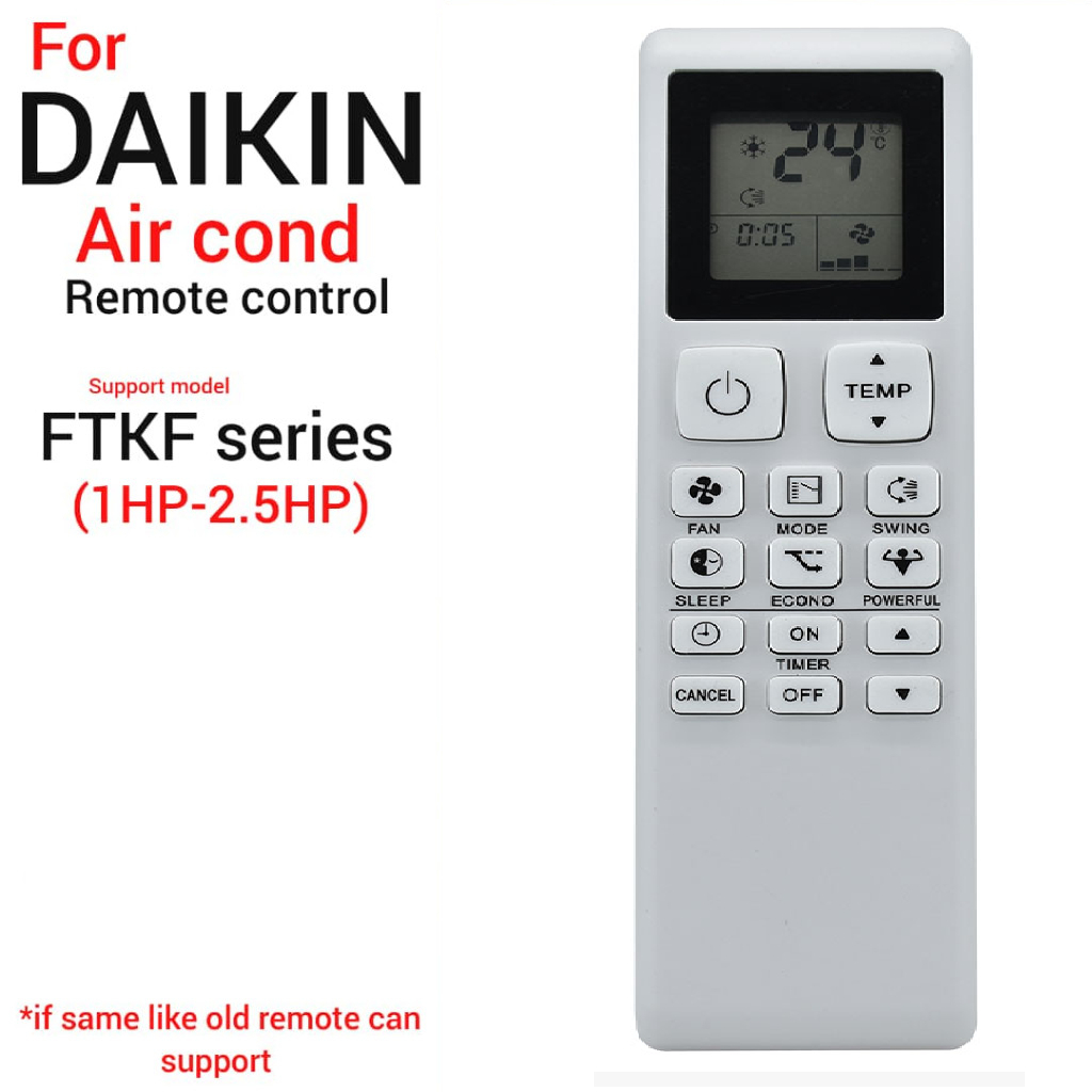 Daikin Aircond รีโมทคอนโทรล Daikin FTKF-Series Inverter FTKF25AV1