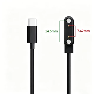 Magnetic Fast สายชาร์จ 2.84 มม.4.0 มม.7.62 มม.(2 P 4 P) Spacing สําหรับสมาร์ทนาฬิกานาฬิกาข้อมือคั้นน้ําผลไม้ USB Power Charger