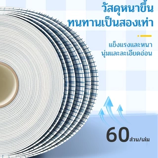 【3 ม้วน】LamPure ผ้าขนหนูใช้แล้วทิ้ง ผ้าไม่ทอ ใช้เปียก-แห้ง ดูดน้ำมันครัว ซักซ้ำได้