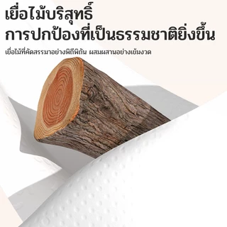 【4 แพ็ค】LamPure ทิชชู่แขวน เช็ดหน้า เกรดพรีเมียม นุ่มสบาย หนา 3 ชั้น 600 แผ่น แพ็ค 2 สี