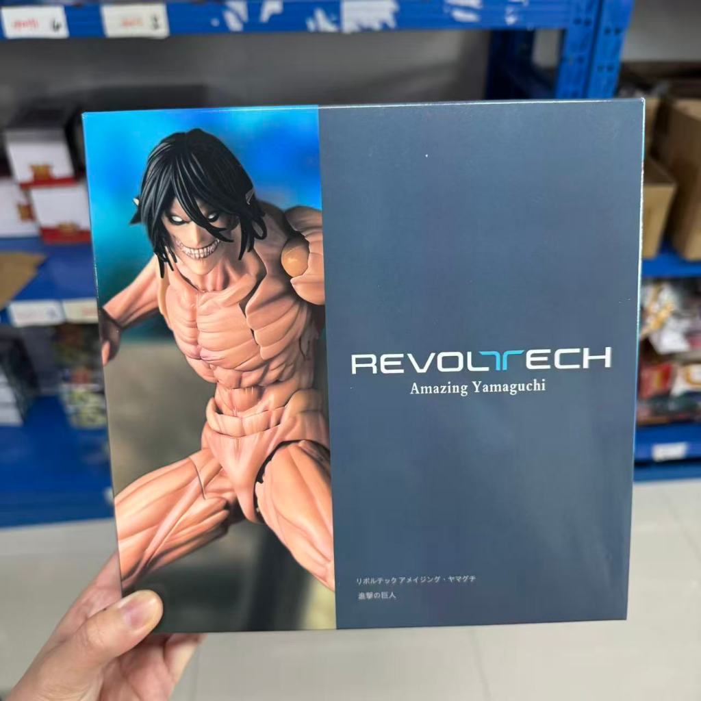 16 ซม. Kaiyodo Revoltech Amazing Yamaguchi Attack on Titan Eren Yeager รูป PVC