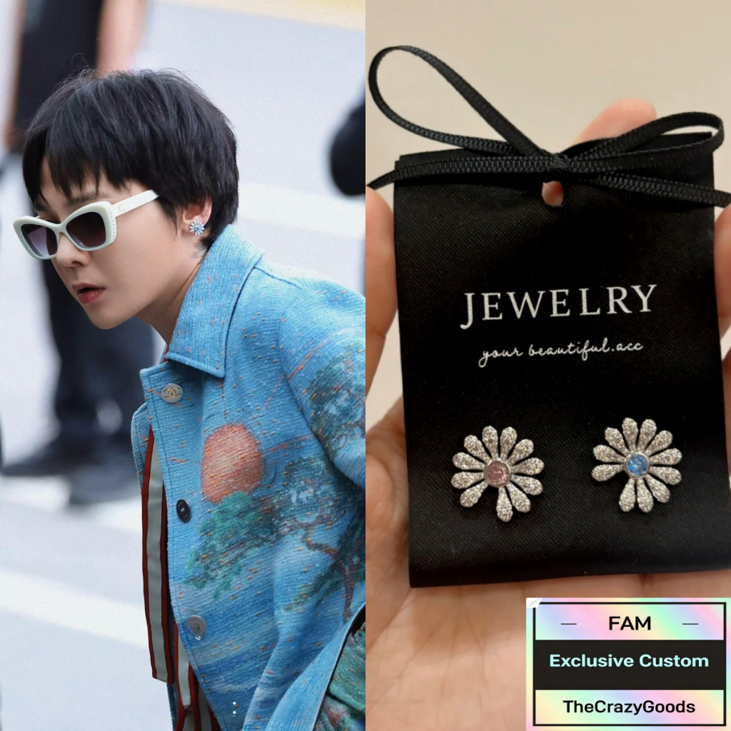 G-Dragon same style colours daisy earrings gd style ear stud