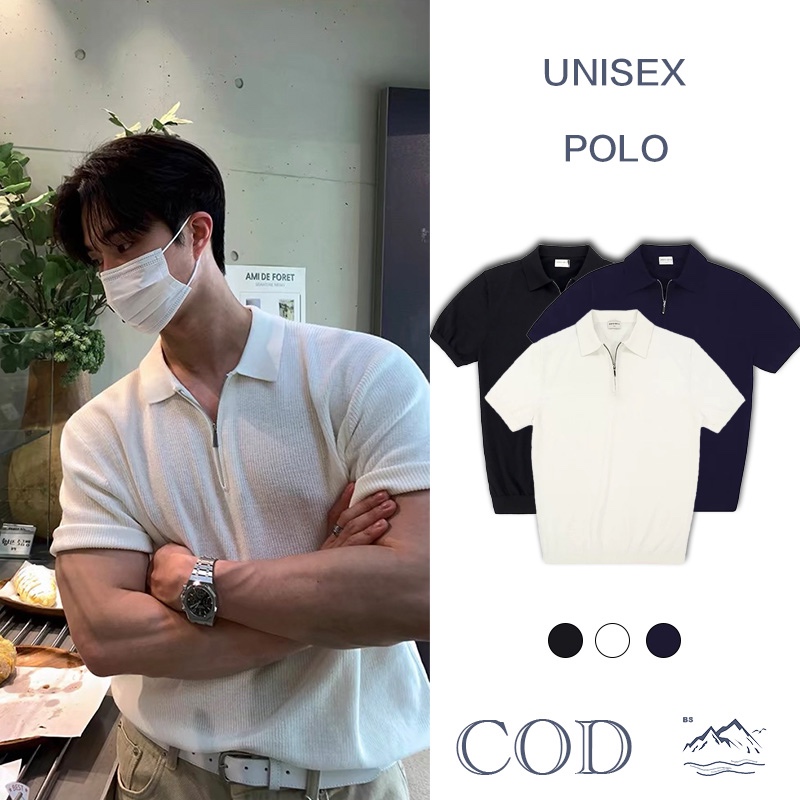 BS | ZIPPER POLO - เสื้อโปโลคอปก มีซิป