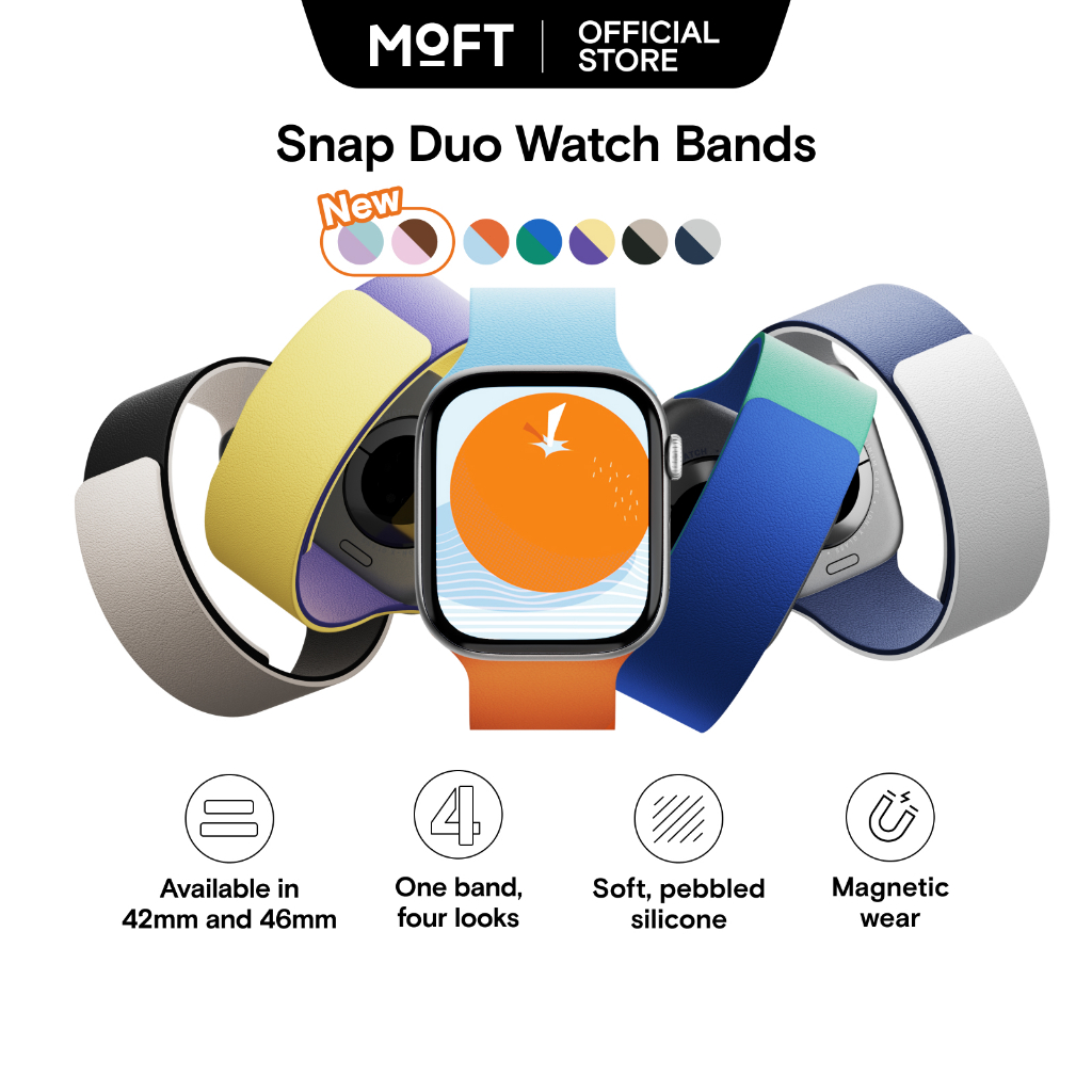 MOFT Snap Duo Watch Bands For Apple Watch 42/41/40/38mm 49/46/45/44mm