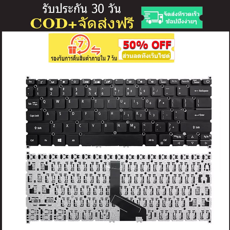 แป้นพิมพ์แล็ปท็อปสําหรับ ACER Swift N19C4 N19H4 SF314-57G-52XG SF314-42 ไม่มีแบ็คไลท์