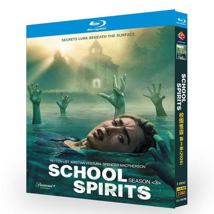 2026 Blu-ray American Drama School Spirits ซีซั่น 3‎ 1080P Hobby Collection