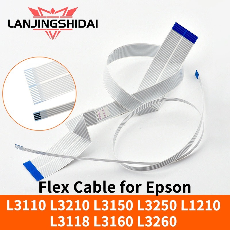 Printhead Sensor Flex Cable สําหรับ Epson L3110 L3210 L3150 L3250 L1210 L3118 L3260 ชิ้นส่วนเครื่องพิมพ์