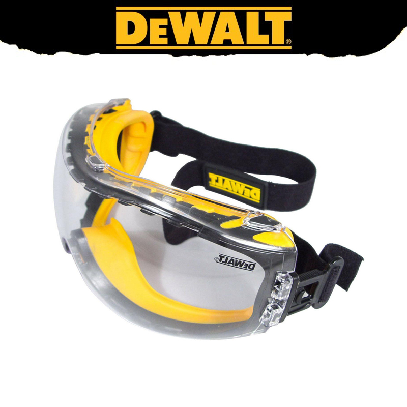 Dewalt DPG82-11 CTR คอนซีลเลอร์ Clear Anti-Fog Dual Mold Safety Goggle คอนซีลเลอร์ Injected Soft Com