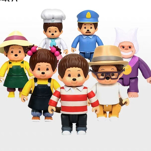 Monchhichi น่ารักสนุกตุ๊กตา Monchhichi อินเทรนด์เล่นตกแต่งของขวัญรับปริญญา 8 ซม.