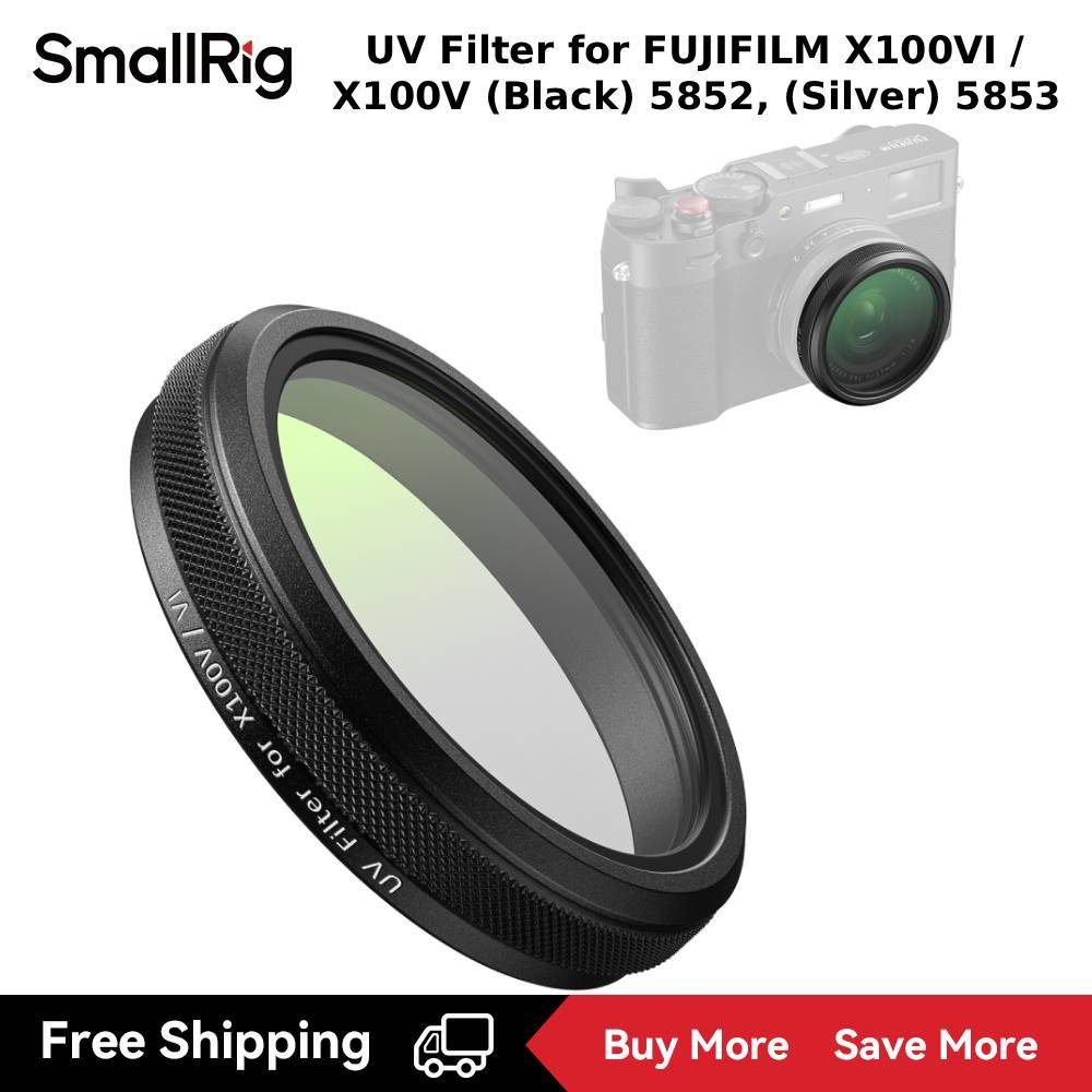 SmallRig UV Filter สําหรับ FUJIFILM X100VI / X100V (สีดํา) 5852, (สีเงิน) 853