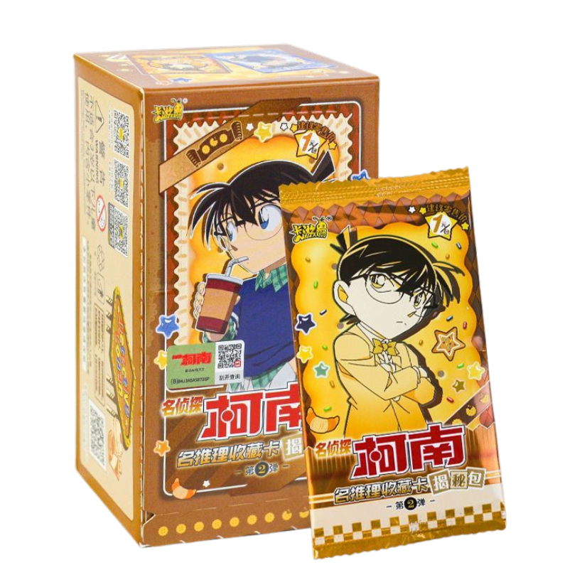 การ์ดโคนัน 108 ใบ KAYOU Unveiling Pack Vol2 คอลเลกชันของขวัญพัดลมการ์ด QR/UR/GSR หายาก