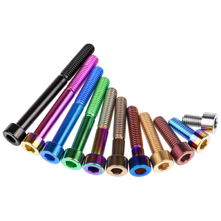 Wanyifa Titanium Ti Bolt M6x1015 16 18 20 25 30 35 40 45 50 55 60 65 มม.Stigma สกรูสําหรับ MTB/Road จักรยาน Seatpost ชุดหูฟังเบรค
