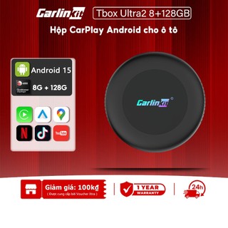Carlinkit Tbox Ultra 2 Android 15 Wireless CarPlay & Android Auto Car Streaming TV Box