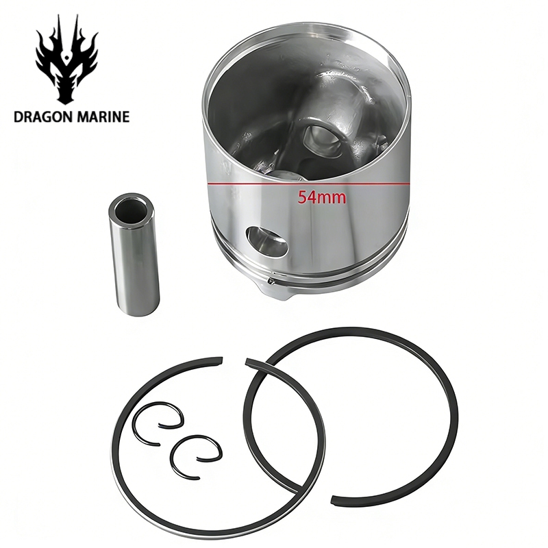 6E3-11631 ลูกสูบชุด Std สําหรับ Yamaha Outboard Motor 5HP 2T 54MM 6E3-121631-00-98 6E0-11631