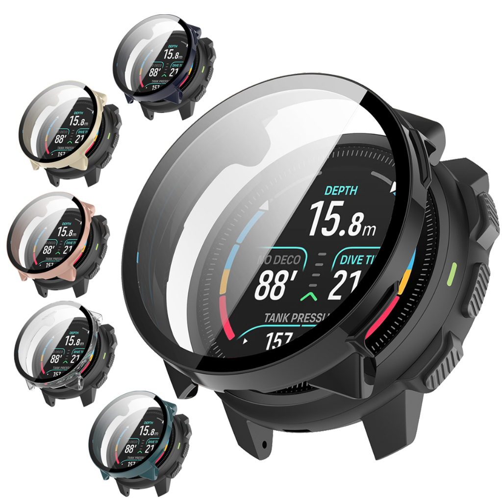 สําหรับ SUUNTO Nautic S คลุมทั้งหมด Hard PC ฟิล์มกระจกนิรภัยสมาร์ทนาฬิกากันชนกรอบ Protector เกราะป้องกัน