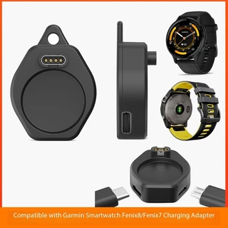 TYPE C/ อะแดปเตอร์ USB Charger Converter แบบพกพา USB เป็นอะแดปเตอร์แม่เหล็กสําหรับ Garmin fenix 5/6/7/8 venu sq/2/2s/s70