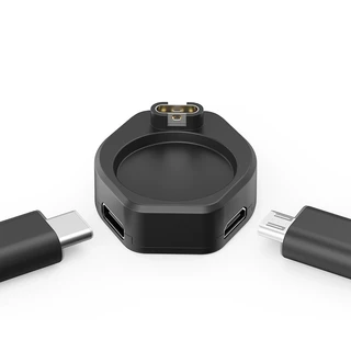 TYPE C/ อะแดปเตอร์ USB Charger Converter แบบพกพา USB เป็นอะแดปเตอร์แม่เหล็กสําหรับ Garmin fenix 5/6/7/8 venu sq/2/2s/s70