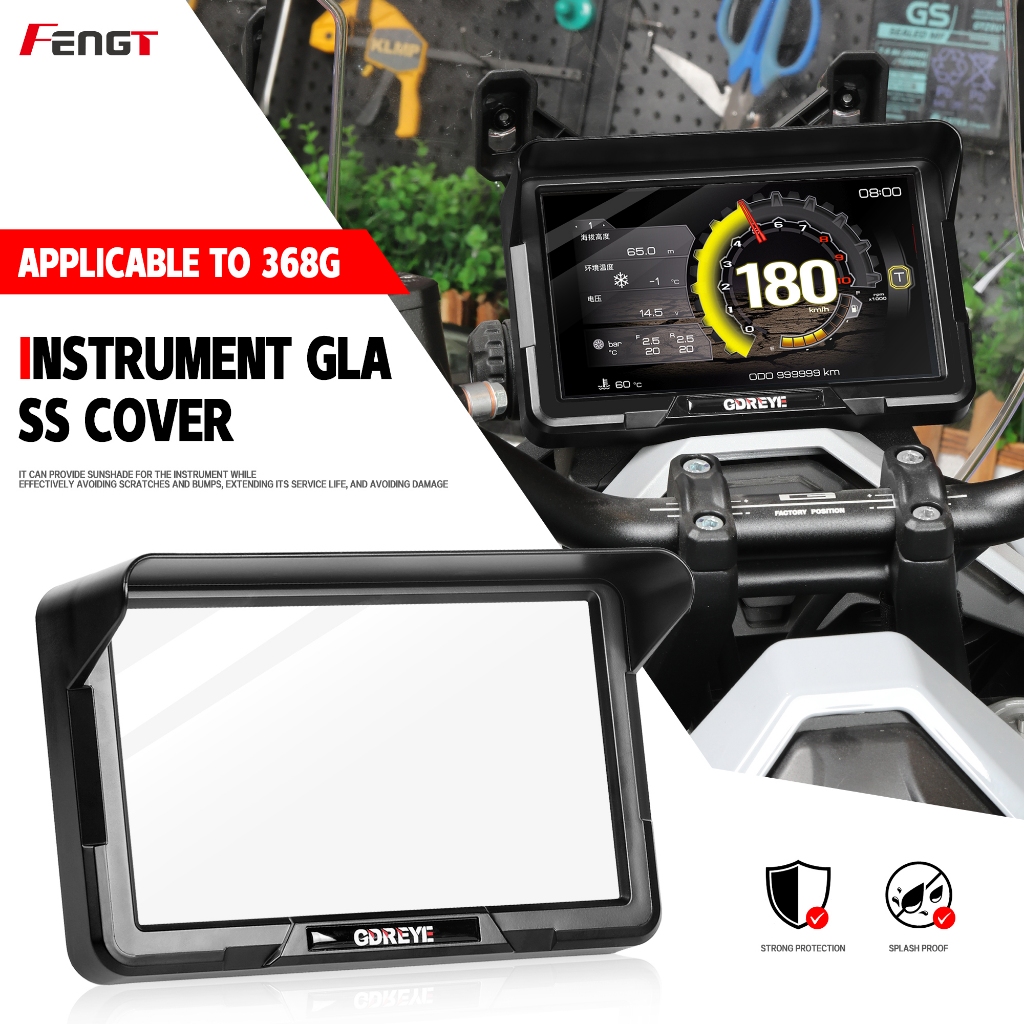 สําหรับ ZONTES 368G 368 G G368 2024-2026 รถจักรยานยนต์ Dashboard Sun Visor ฝาครอบเครื่องมือหน้าจอ Sunshade Guard ป้องกัน