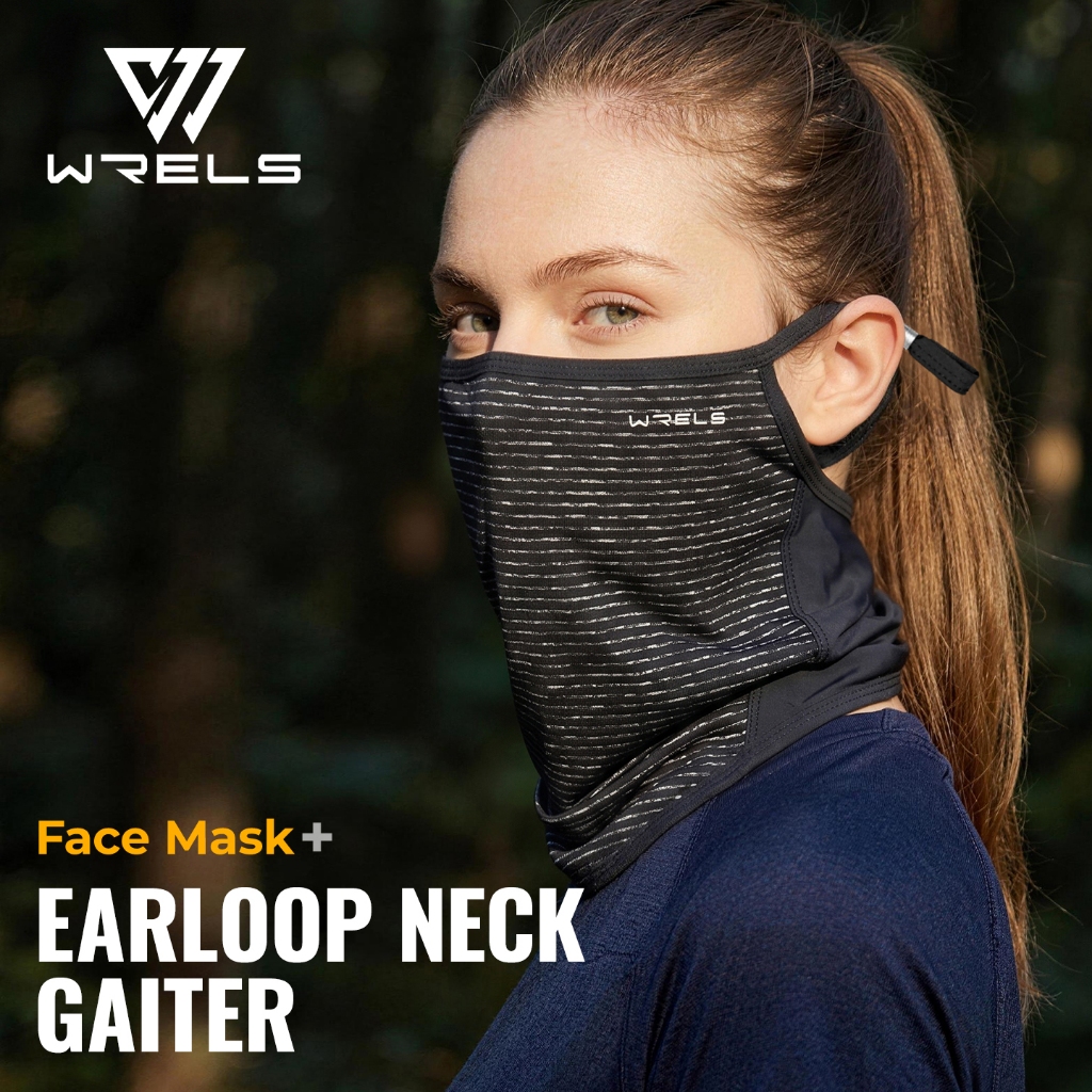 WRELS หน้ากากผ้าไหมน้ำแข็งแบบเกี่ยวหูสำหรับฤดูร้อน: ป้องกันแสงแดดและระบายอากาศได้ดี