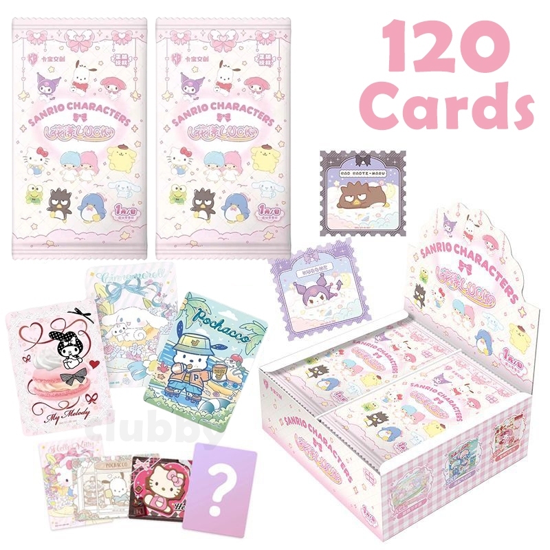 120 การ์ด Sanrio Kabao Hellokitty Kuromi การ์ด ACL/XR/SKP น่ารักอะนิเมะ mrch ของขวัญวันเกิด