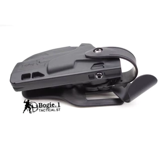 Bogie1 ซองโพลิเมอร์ ปิดศูนย์หลัง รุ่น Glock19 Level 3 สีดำ