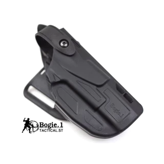 Bogie1 ซองโพลิเมอร์ ปิดศูนย์หลัง รุ่น Glock19 Level 3 สีดำ