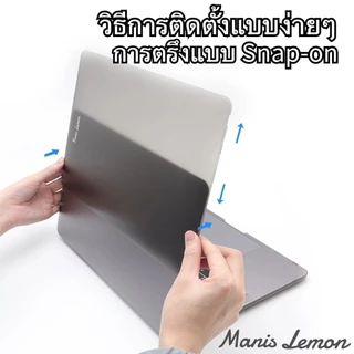Manis Lemon เคสสำหรับแมคบุ๊ค Thin-Light อะคริลิคฝ้า Case for Macbook Pro Air Neo M5 M4 M3 M2 M1 15.3 14.2 13.6 13 2022 2021 รุ่นใหม่ล่าสุด
