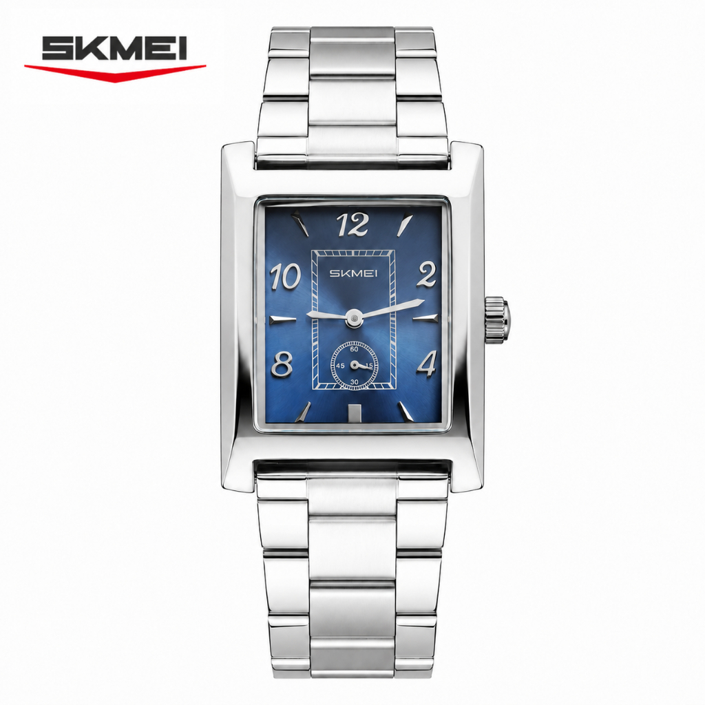 SKMEI 2679 Retro Square นาฬิกาควอทซ์ผู้ชายอินเทรนด์และการออกแบบเฉพาะธุรกิจนาฬิกาชายลําลองของขวัญ